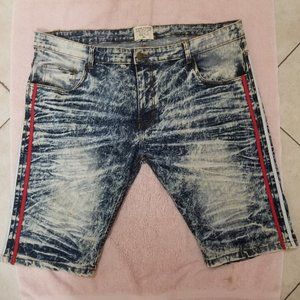 Dash Denim Co. Men's Paint Splash Jean Shorts